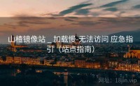 山楂镜像站 _ 加载慢-无法访问 应急指引（站点指南）