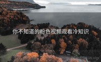 你不知道的粉色视频观看冷知识