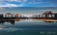 星原剧库 - 多清晰度自适应说明（备用入口）