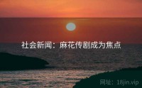社会新闻：麻花传剧成为焦点