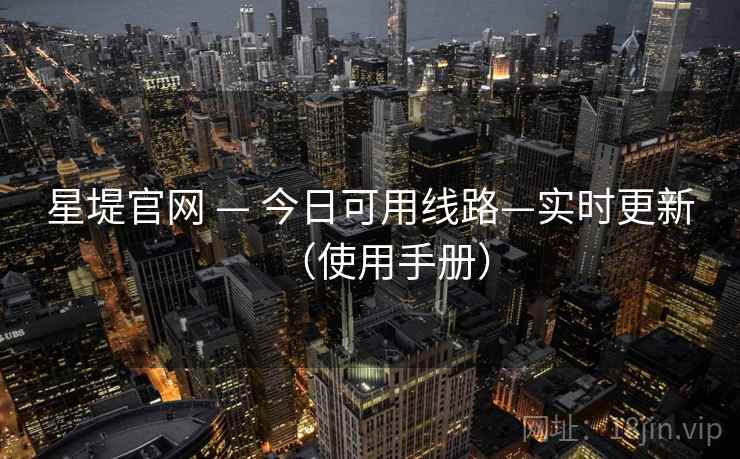 星堤官网 — 今日可用线路—实时更新(使用手册) 星堤官网 — 今日可用线路—实时更新(使用手册)